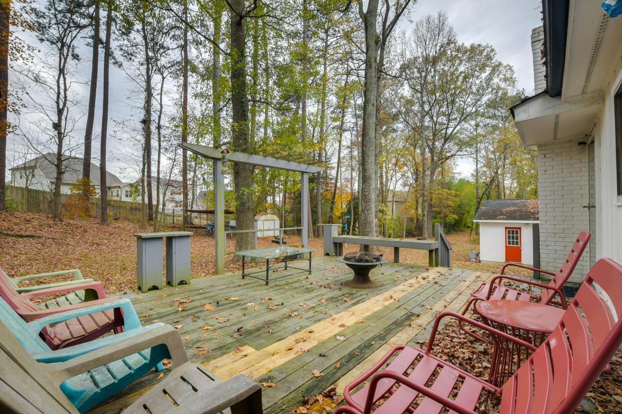 Serene Family Home With Deck In Knightdale! المظهر الخارجي الصورة