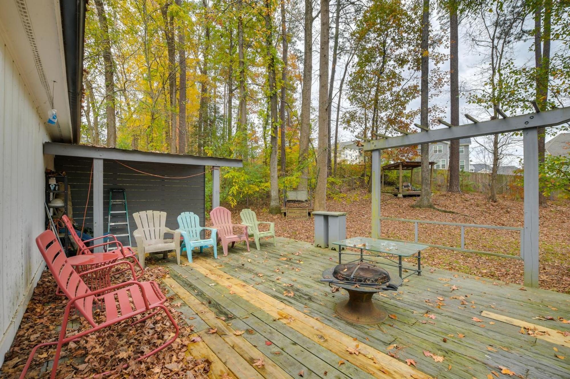 Serene Family Home With Deck In Knightdale! المظهر الخارجي الصورة